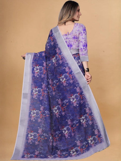 Vasthrlay Banarasi Traditional Unstitched Saree