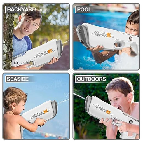 Storio Rechargeable Electric Battery Operated Water Gun Toy Pichkari for Holi