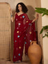 Vasthrlay Georgette Embroidery Black Saree