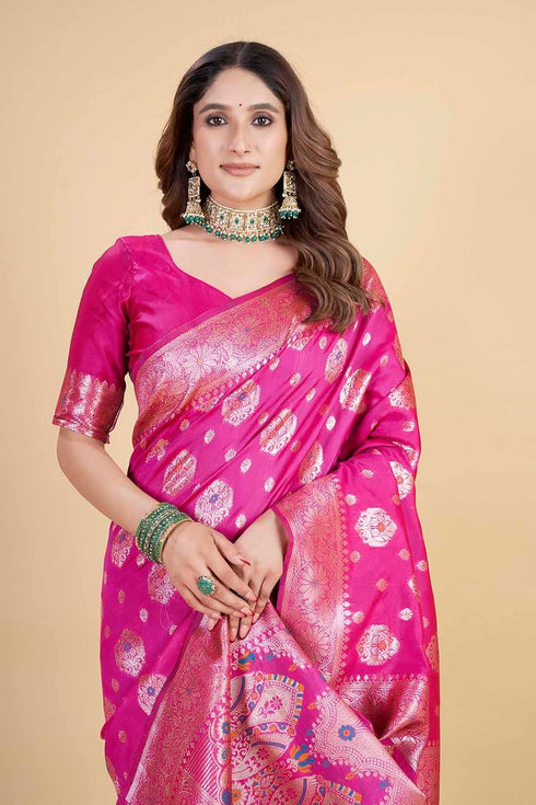 Vsathrlay Kanjivaram Banarasi Festival Wedding Ethnic Wear