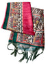 Vasthrlay Tussar Ghicha Traditional Kalamkari Madhubani