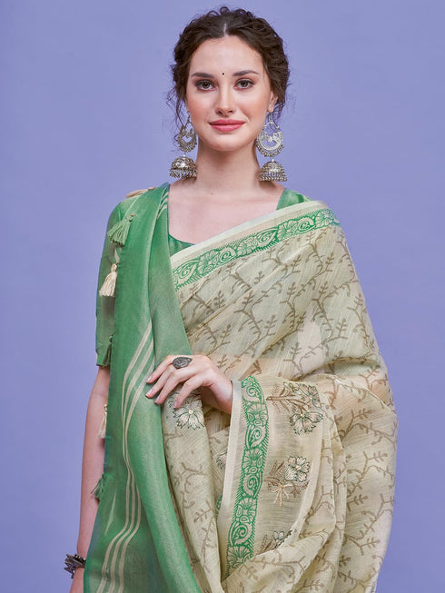 Vasthrlay Printed Unstitched Hs Ethnic Wear