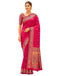 Vasthrlay Weaving Paithani Unstitched Pink Saree