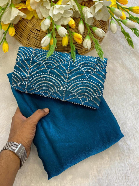 Vasthrlay Embroidery Saree