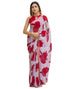 Vasthrlay Chiffon Blouse Maroon Saree