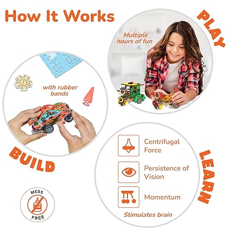 Smartivity 20in1 Spin-n-Go Kit for Kids Ages 6-12