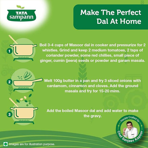 Tata Sampann Masoor Dal, Whole