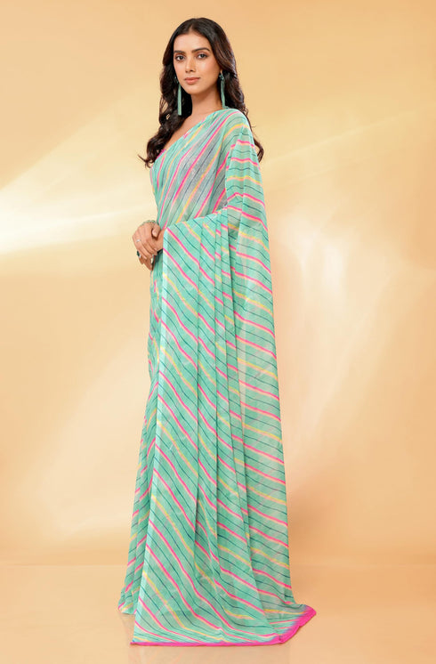 Vasthrlay Georgette Printed Saree