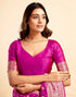 Vasthrlay Banarasi Unstitched Saree