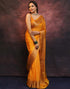 Vasthrlay Banarasi Kanjivaram Unstitched Teal Saree