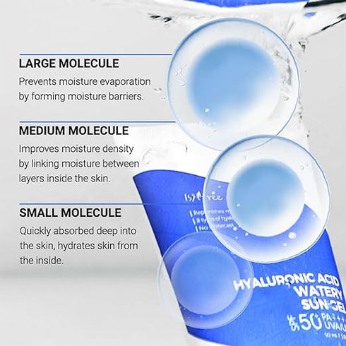 Isntree Hyaluronic Acid Watery Sun Gel Spf 50+ Pa++++