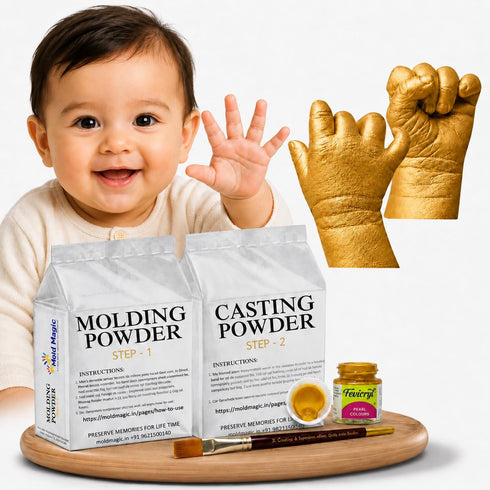 Premium Baby Hand and Footprint Casting Kit