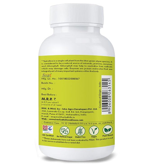 Herbal Hills Ayurveda Spirulina Tablets
