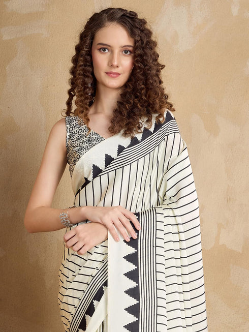 Vasthrlay Striped Printed Unstitched Rj Ethnic Wear