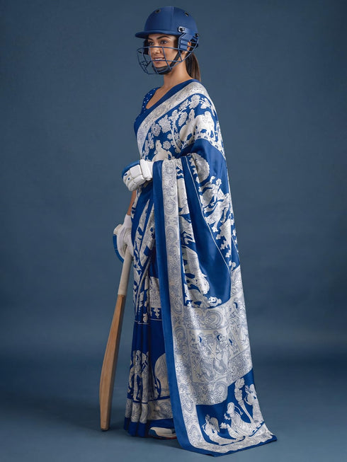 Vasthrlay Kalamkari Unstitched Premier Rj Ethnic Wear