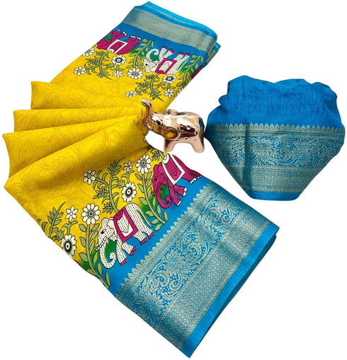 Vasthrlay Tussar Silk Saree