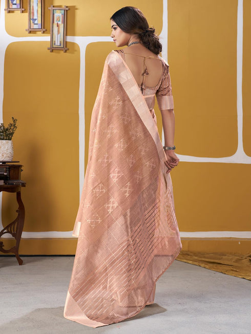 Vasthrlay Geometric Unstitched Designer Sf Ethnic Wear