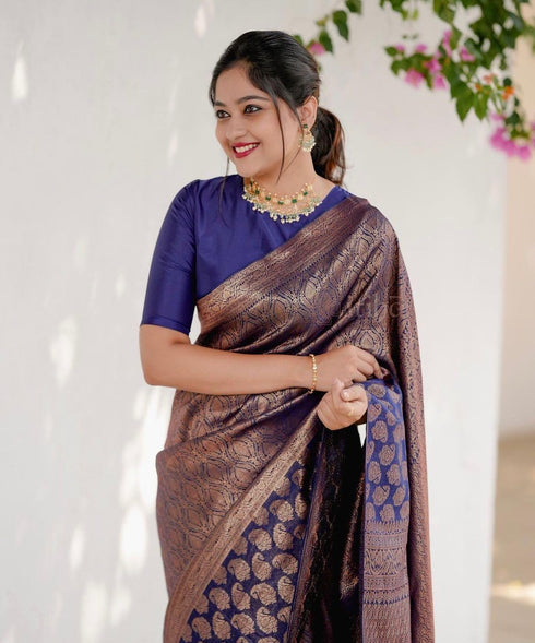 Vasthrlay Banarasi Unstitched Saree