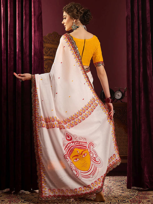 Vasthrlay Printed Unstitched Smc Ethnic Wear