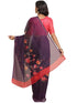 Vasthrlay Floral Unstitched Yellow Ethnic Wear