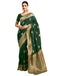 Vasthrlay Womens Banarasi Jacquard Sky Blue Saree