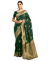 Vasthrlay Womens Banarasi Jacquard Sky Blue Saree