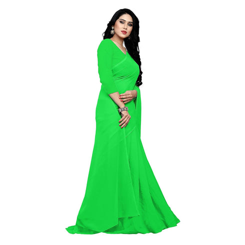VasthrlayTextile Georgette Unstitched Pink Free Ethnic Wear