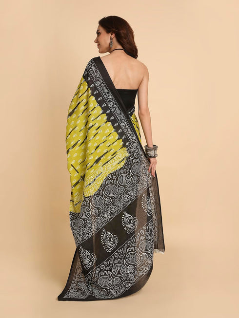 Vasthrlay Lightweight Breathable Traditional Printed Saree