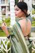 Vasthrlay Green Banarasi Saree