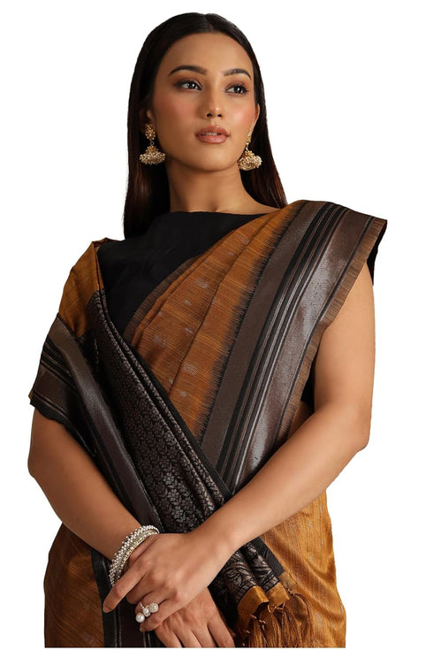 Vasthrlay Tussar Woven Design