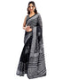 Vasthrlay Womens Printed Unstitched Green Saree