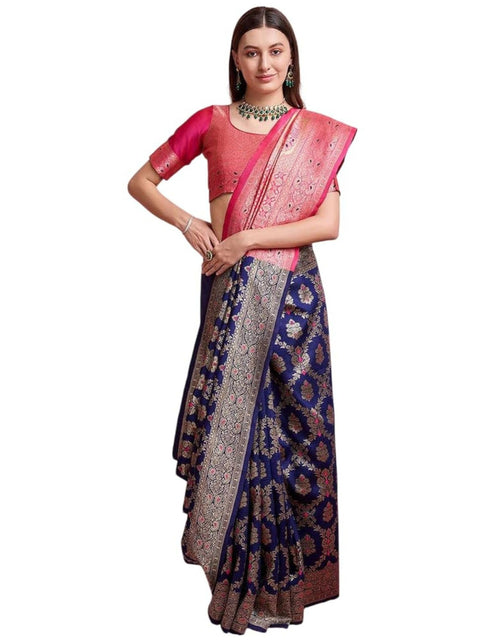 Vasthrlay Banarasi Traditional Unstitched Saree