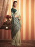 Vasthrlay Banarasi Jacquard Unstitched 3697s120n Teal