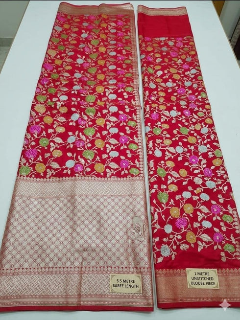 Vasthrlay Meenakari Banarasi Multicolour