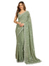 Vasthrlay Geogette Embroidery Unstitched Lightgreen Ethnic Wear