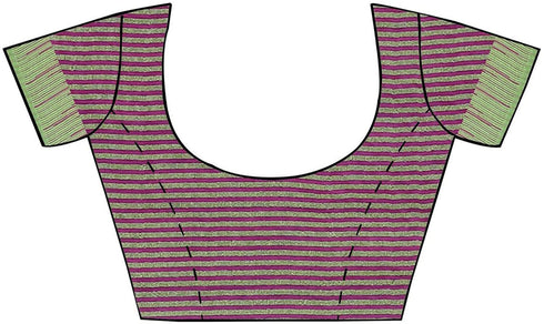 Vasthrlay Handloom Bhagalpuri Blouse Parrot