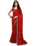 Vasthrlay Georgette Embroidery Dark Saree