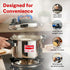 Prestige 3Litre Stainless Steel Flip On Pressure Cooker with Glass Lid