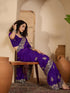 Vasthrlay Shimmer Chiffon Lavender Saree