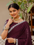 Vasthrlay Sequins Embroidery Black Saree
