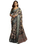 Vasthrlay Banglori Printed Unstitched Peach Saree