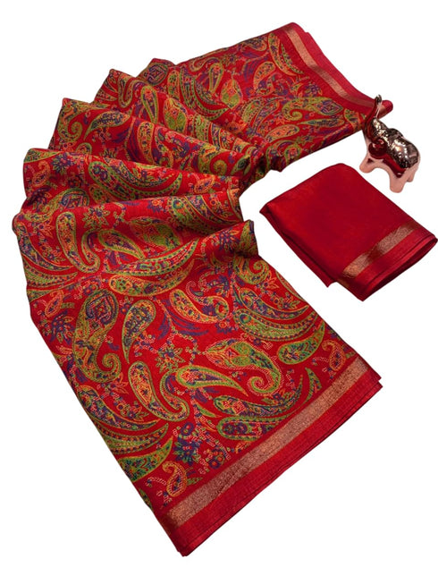 Vasthrlay Tussar Silk Saree