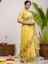 Vasthrlay Printed White1 White Saree