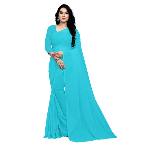 Vasthrlay Georgette Unstitched Saree