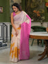 Vasthrlay Sequins Embroidery Turquoise Saree