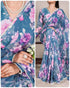 Vasthrlay Georgette Printed Valmoti Border
