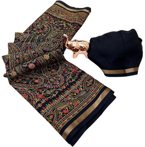 Vasthrlay Tussar Saree Floral