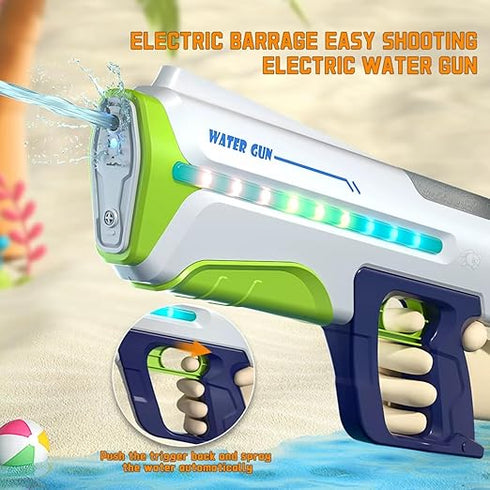 Storio Rechargeable Electric Automatic Continuous Shooting High Pressure High Power Water Blaster Gun
