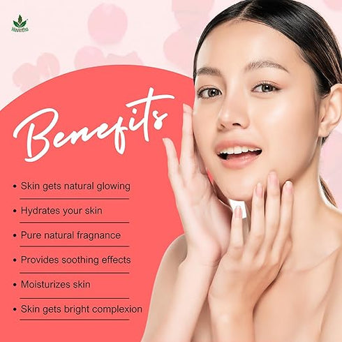 Havintha - Natural Rose Petals Powder Jar - for Skincare