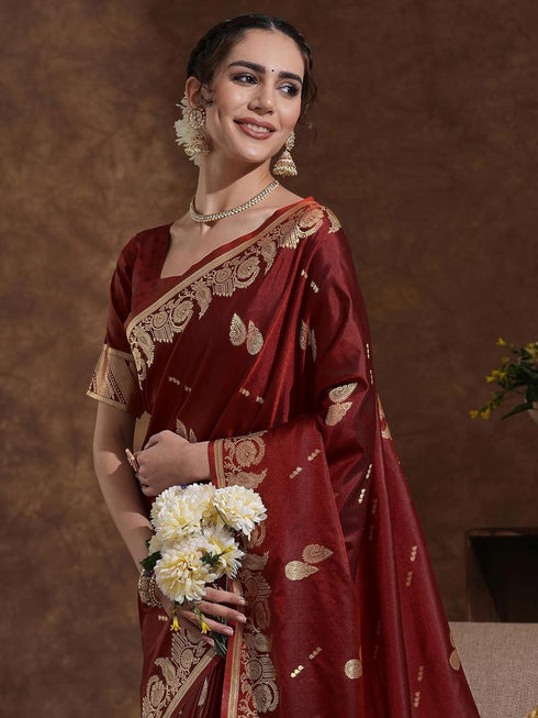 Vasthrlay Shimmer Georgette Mehndi Saree